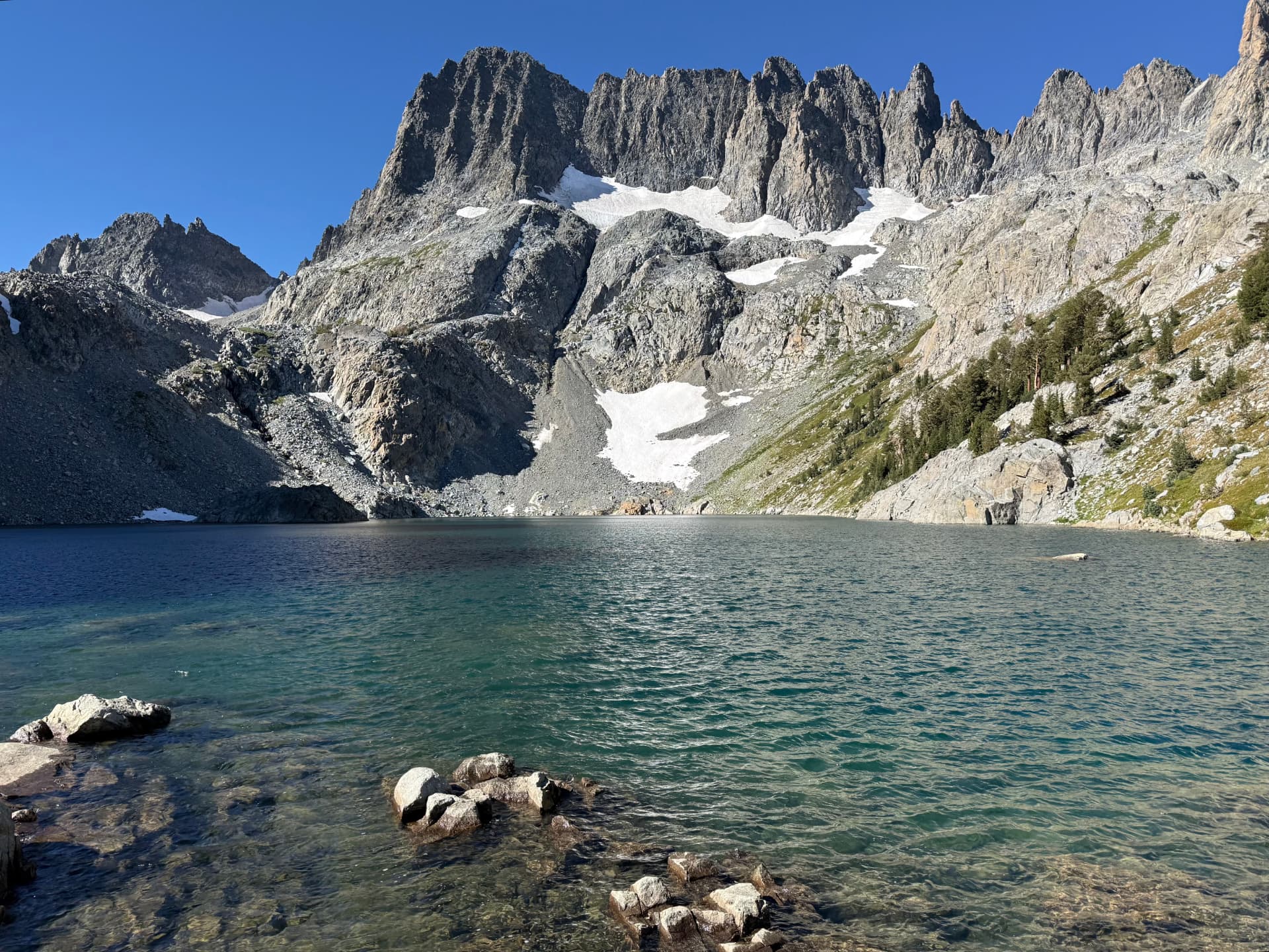 Minaret Lake, Cecile Lake and Iceberg Lake
