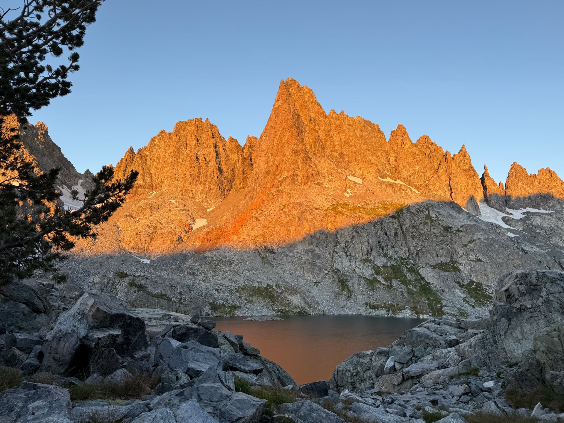 Minaret Lake, Cecile Lake and Iceberg Lake