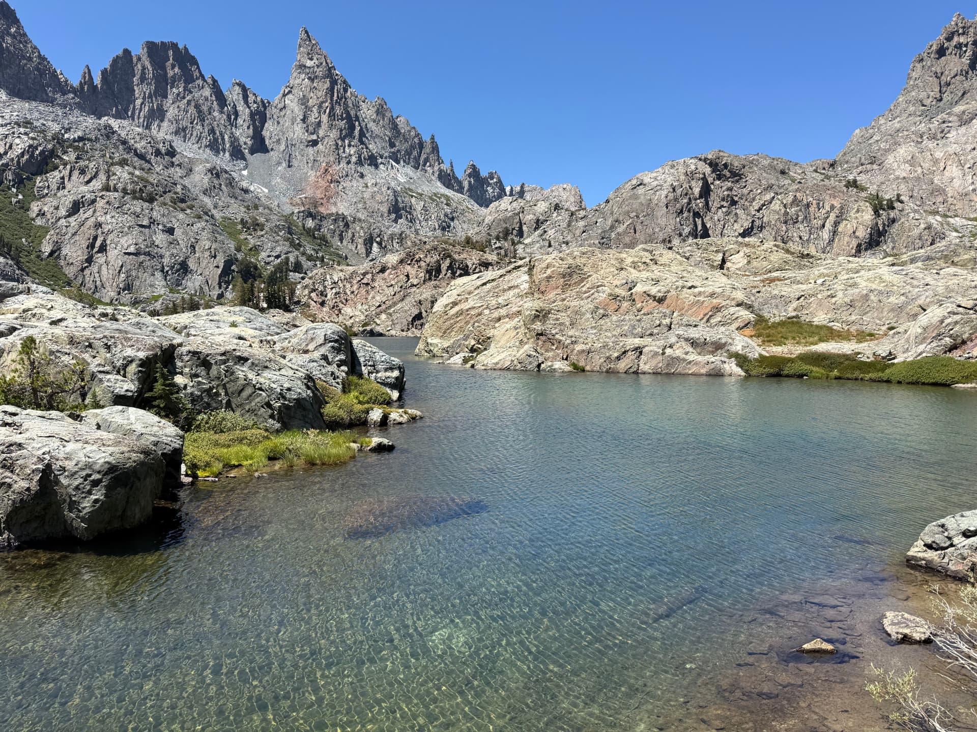 Minaret Lake, Cecile Lake and Iceberg Lake